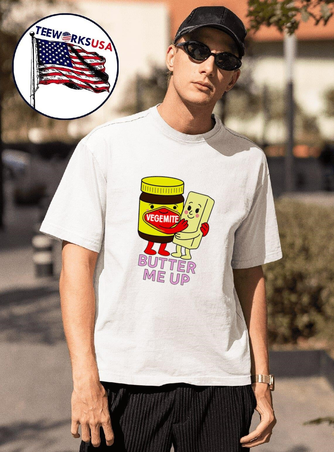 Vegemite butter me up - Adult & Kids T-Shirts, Sweatshirts & Hoodies apparel design preview 1