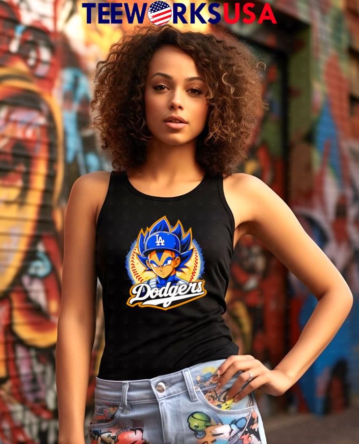Vegeta Dragon Ball Z Dodgers - Adult & Kids T-Shirts, Sweatshirts & Hoodies apparel design preview 7
