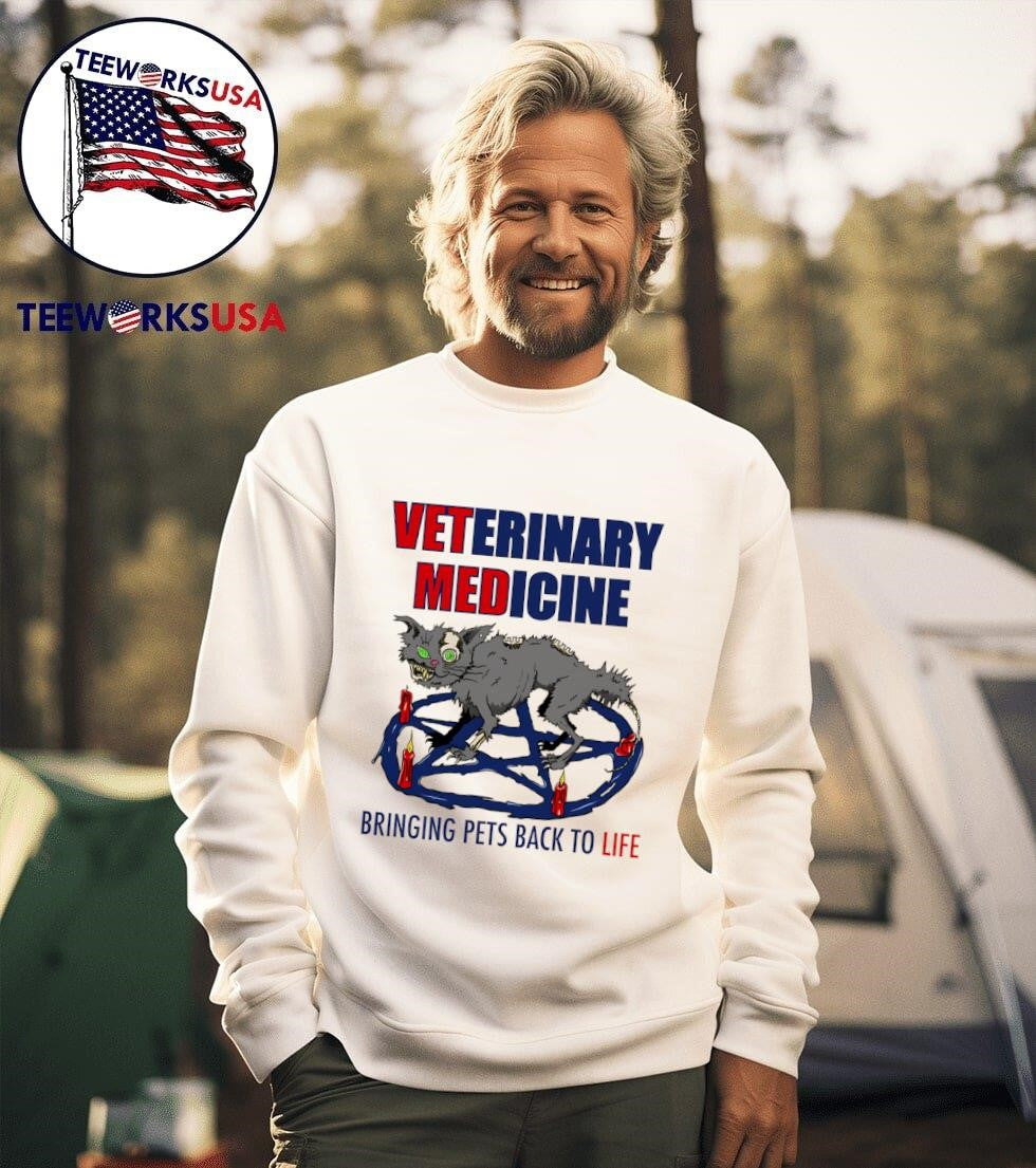 Veterinary Medicine bringing pets back to life - Adult & Kids T-Shirts, Sweatshirts & Hoodies apparel design preview 3