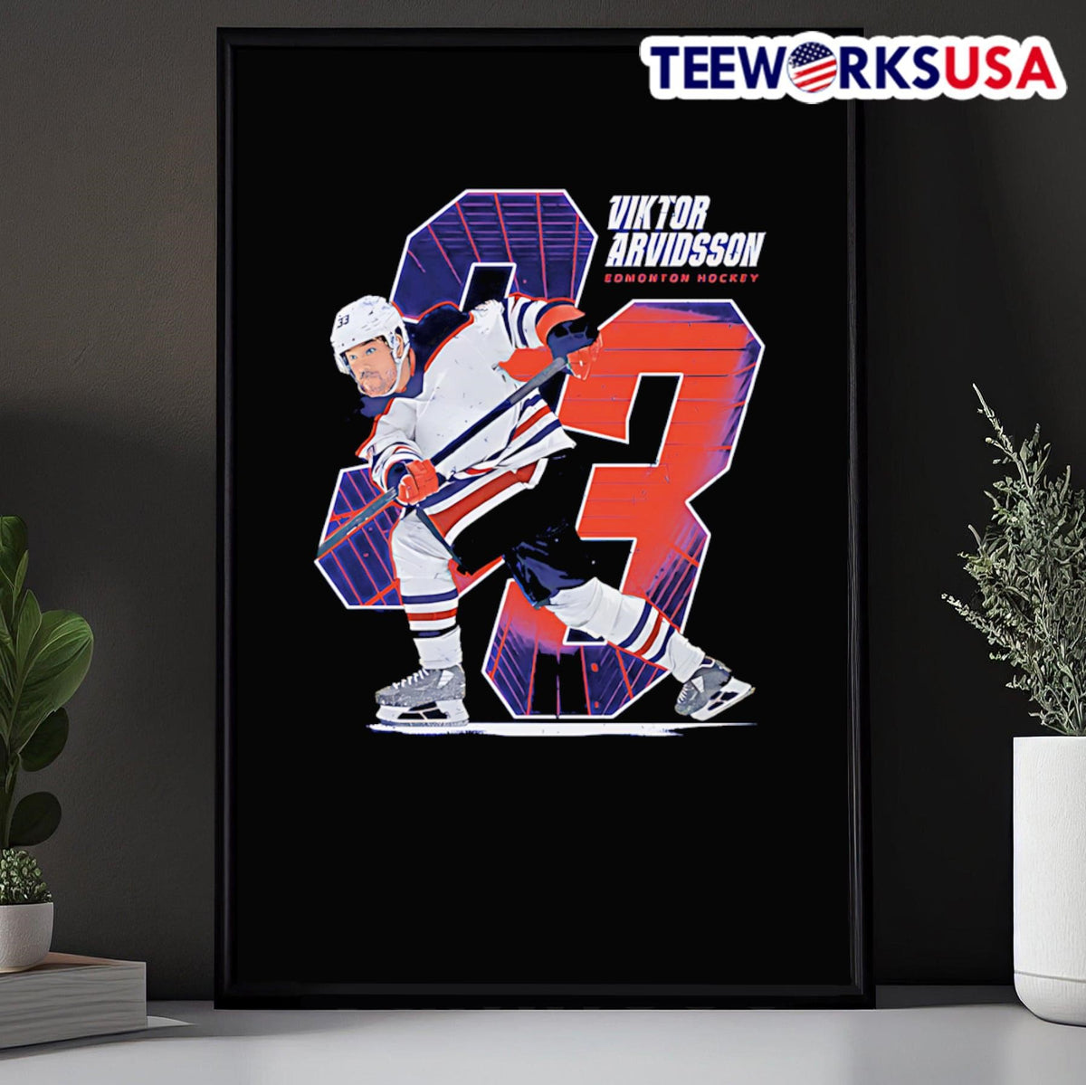 Viktor Arvidsson Edmonton Number - Adult & Kids T-Shirts, Sweatshirts & Hoodies apparel design preview 5