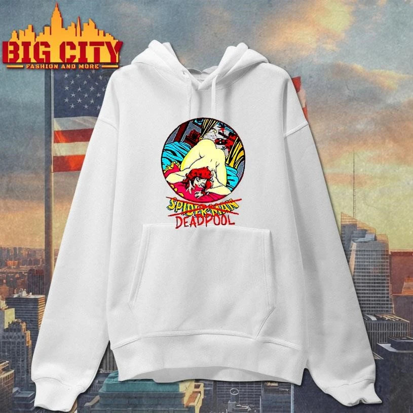 Vintage Deadpool Peeking - Adult & Kids T-Shirts, Sweatshirts & Hoodies apparel design preview 2