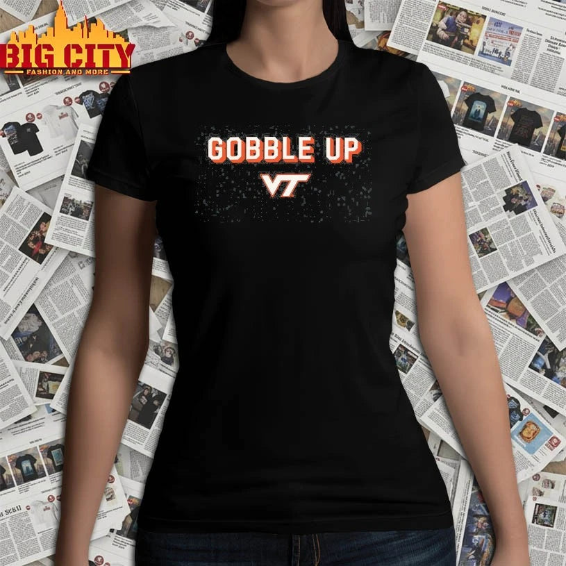 Virginia Tech Hokies Gobble Up - Adult & Kids T-Shirts, Sweatshirts & Hoodies apparel design preview 3