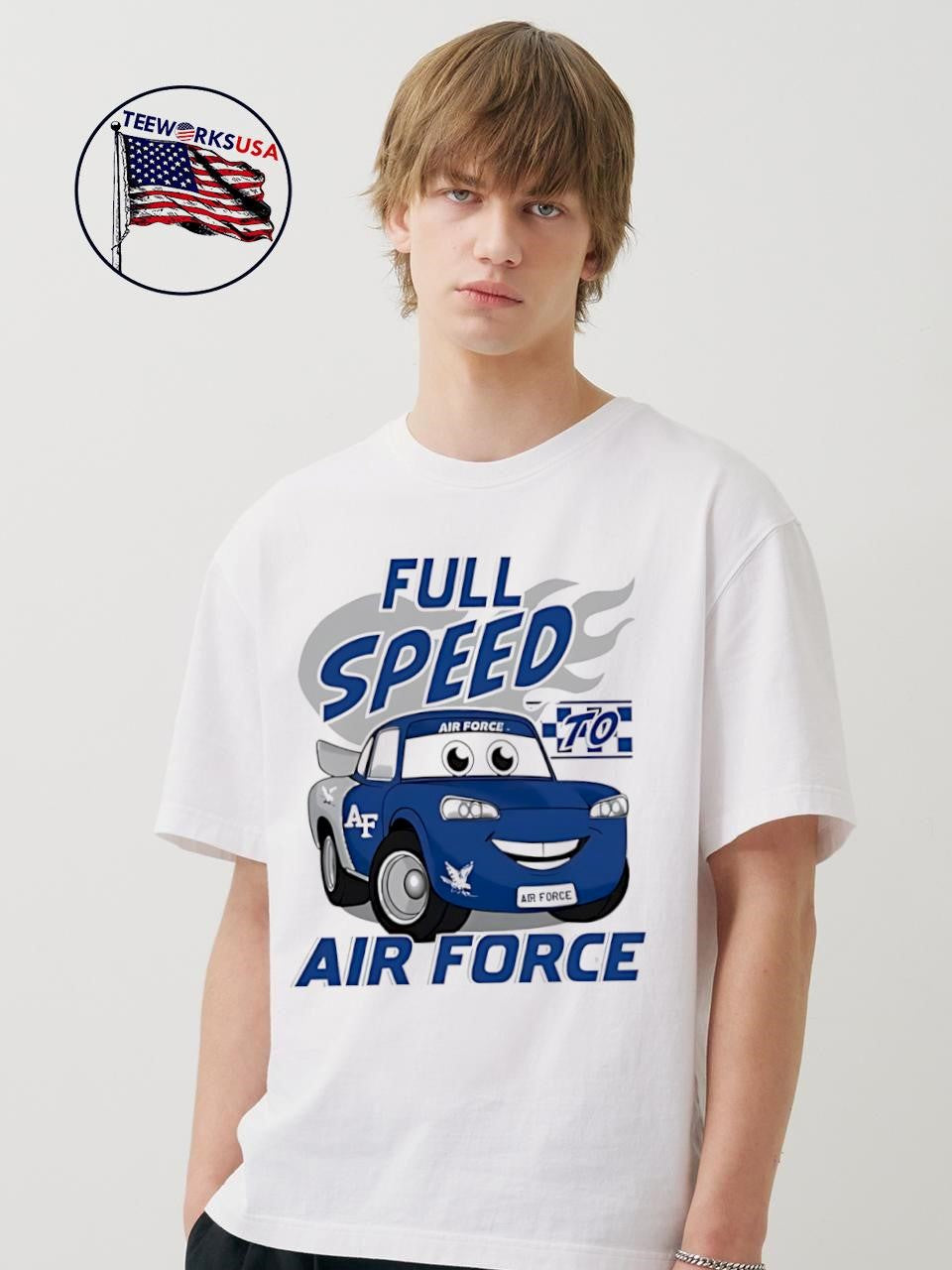 Vive La Fete Full Speed Air Force Falcons - Adult & Kids T-Shirts, Sweatshirts & Hoodies apparel design preview 1