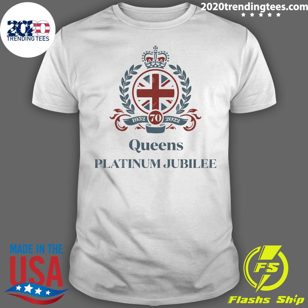 70 Queens Platinum Jubilee 1952-2022 - Adult & Kids T-Shirts, Sweatshirts & Hoodies apparel design preview 1