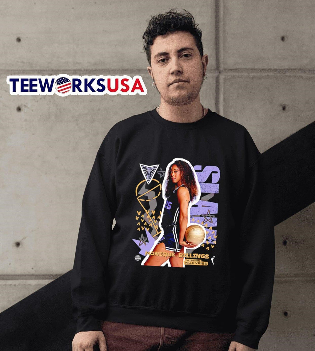WSLAM Golden State Valkyries Monique Billings - Adult & Kids T-Shirts, Sweatshirts & Hoodies apparel design preview 6