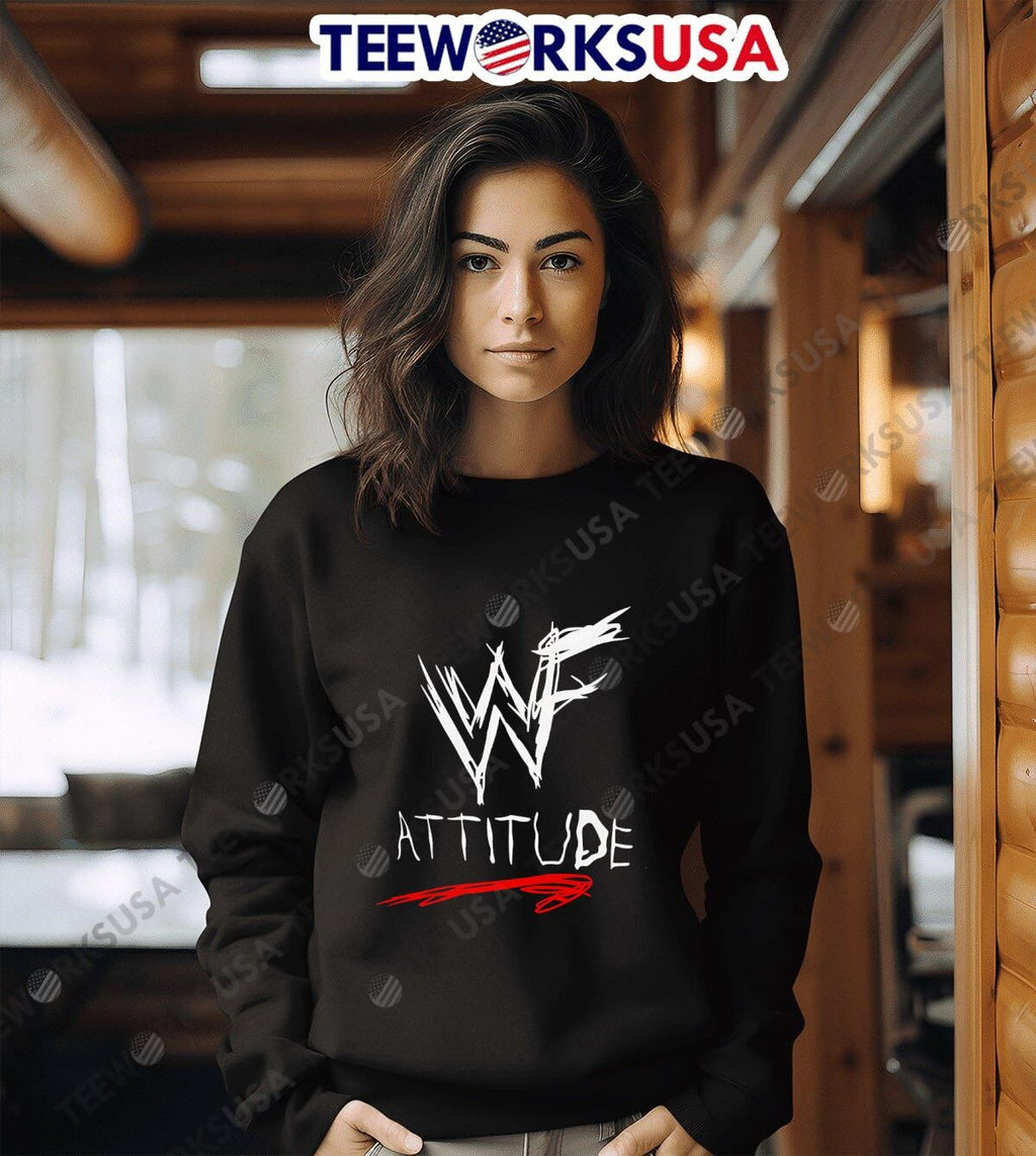 WWF Attitude Come Get Some - Adult & Kids T-Shirts, Sweatshirts & Hoodies apparel design preview 6
