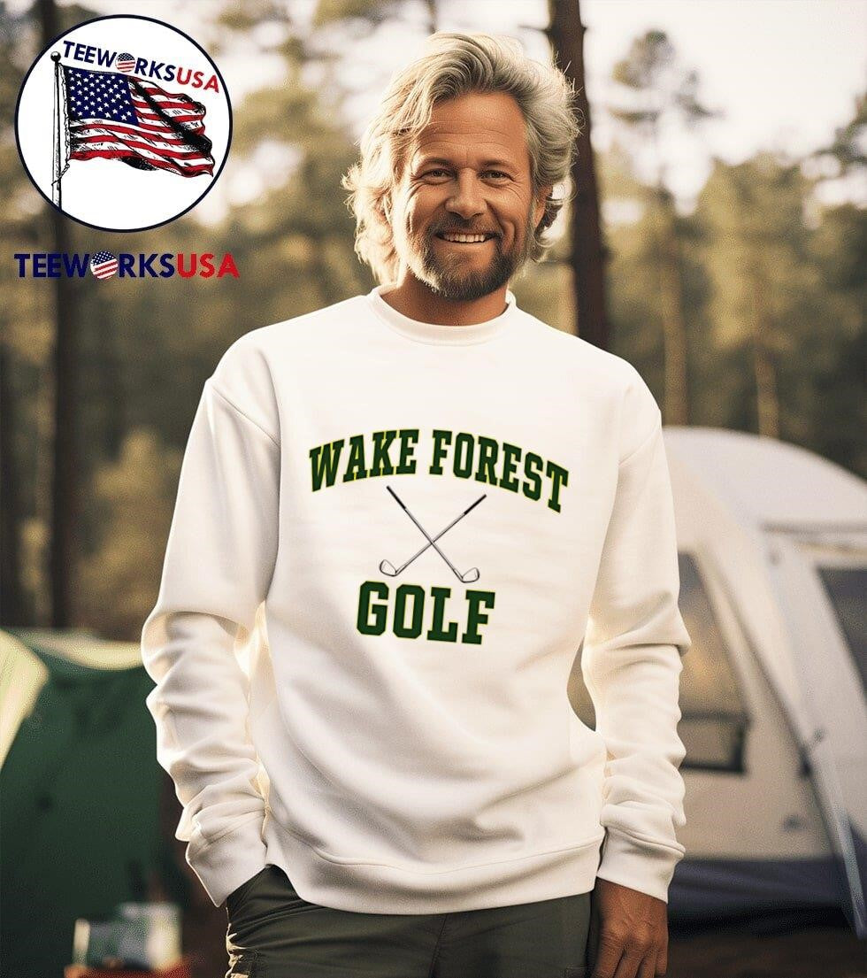Wake Forest golf - Adult & Kids T-Shirts, Sweatshirts & Hoodies apparel design preview 3