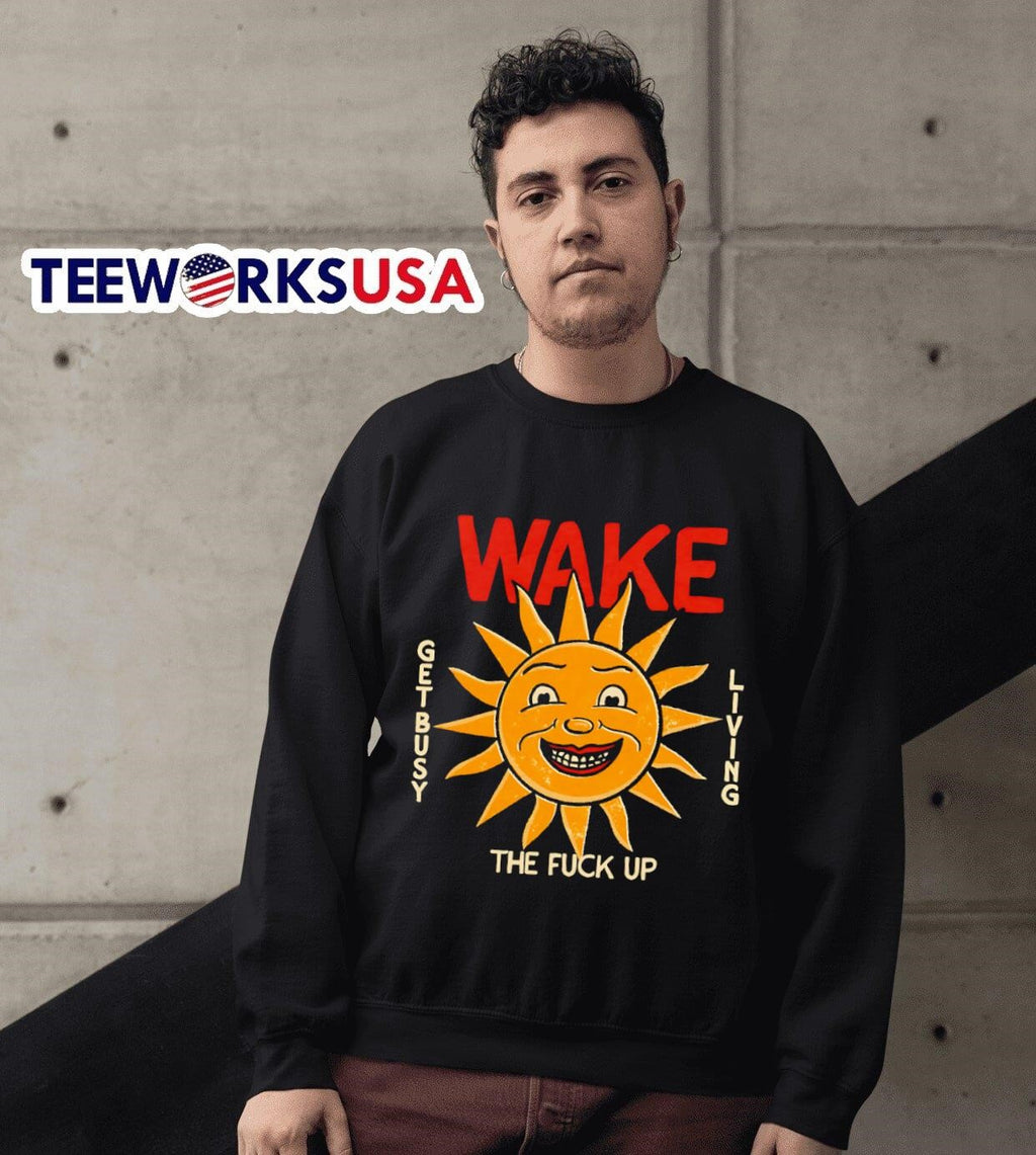 Wake the fuck up - Adult & Kids T-Shirts, Sweatshirts & Hoodies apparel design preview 6