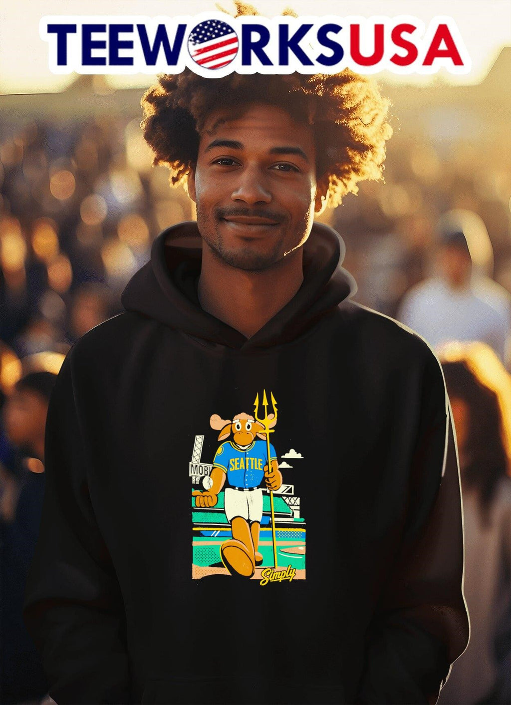 Walk off mascot series - Adult & Kids T-Shirts, Sweatshirts & Hoodies apparel design preview 2