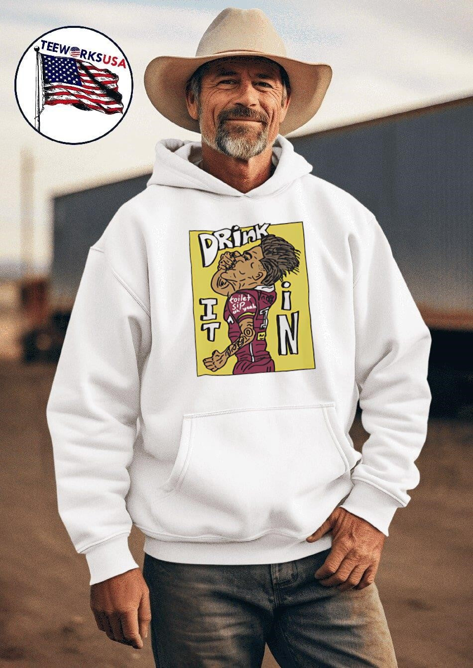 Walsh Toilet Water - Adult & Kids T-Shirts, Sweatshirts & Hoodies apparel design preview 2
