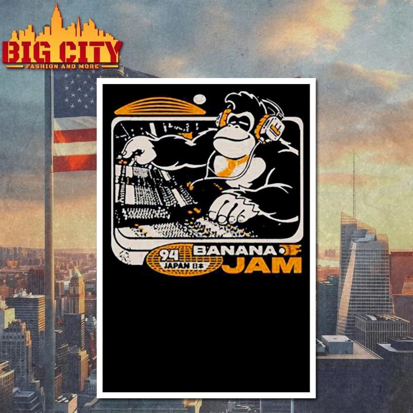 Wario64 donkey kong banana jam - Adult & Kids T-Shirts, Sweatshirts & Hoodies apparel design preview 4