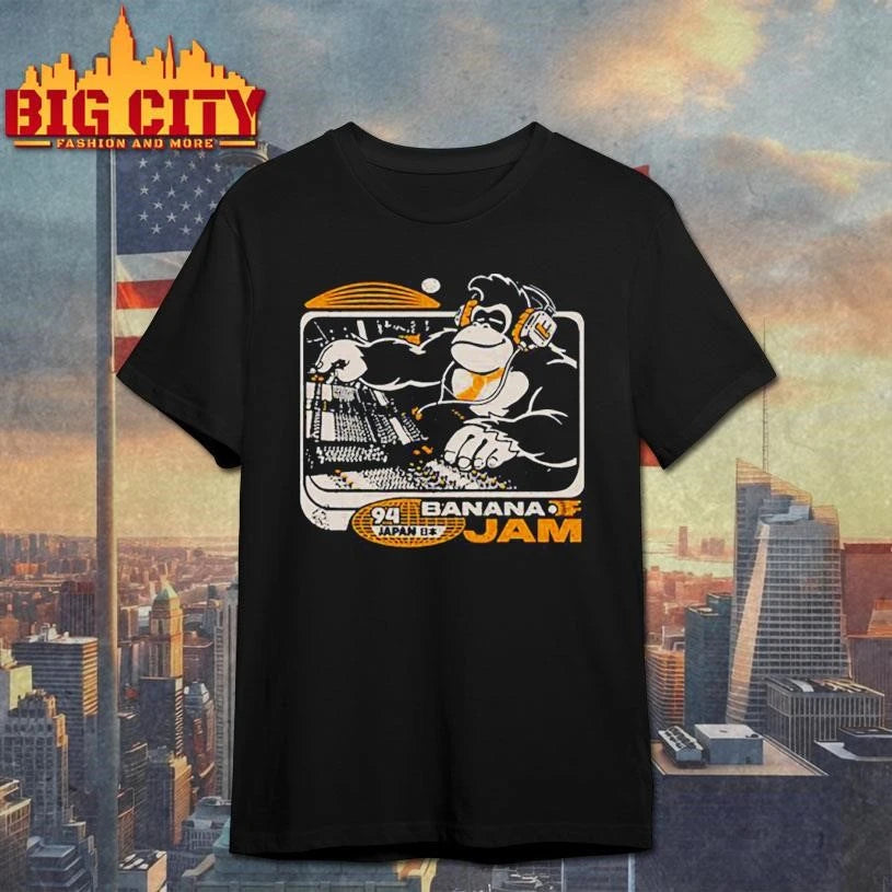 Wario64 donkey kong banana jam - Adult & Kids T-Shirts, Sweatshirts & Hoodies apparel design preview 1