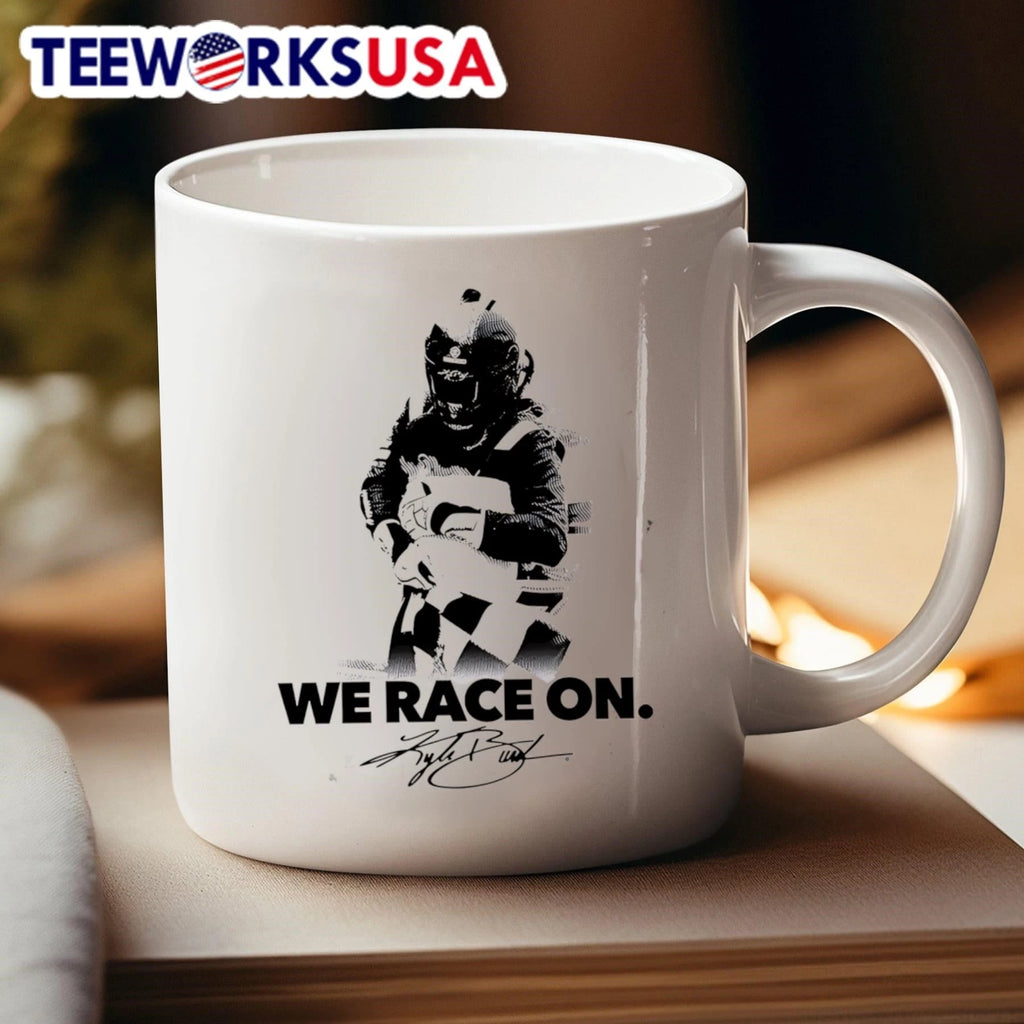We Race On Kyle Busch - Adult & Kids T-Shirts, Sweatshirts & Hoodies apparel design preview 4