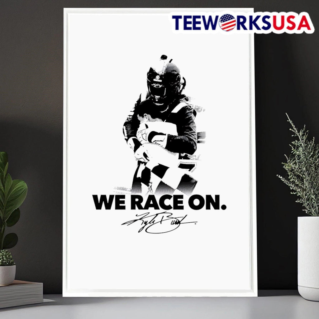 We Race On Kyle Busch - Adult & Kids T-Shirts, Sweatshirts & Hoodies apparel design preview 6