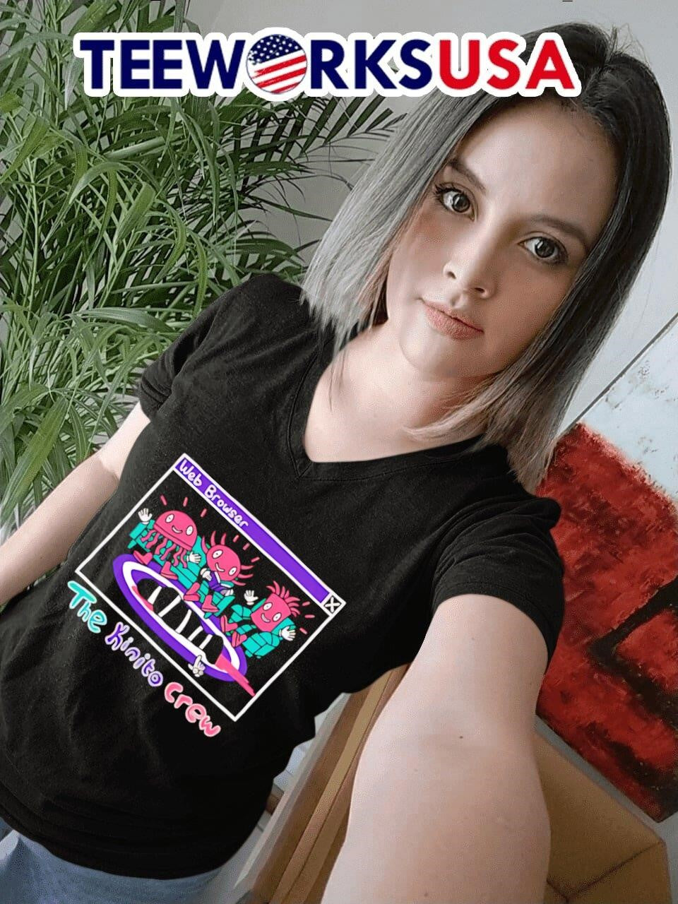 Web browser the Kinito crew - Adult & Kids T-Shirts, Sweatshirts & Hoodies apparel design preview 4