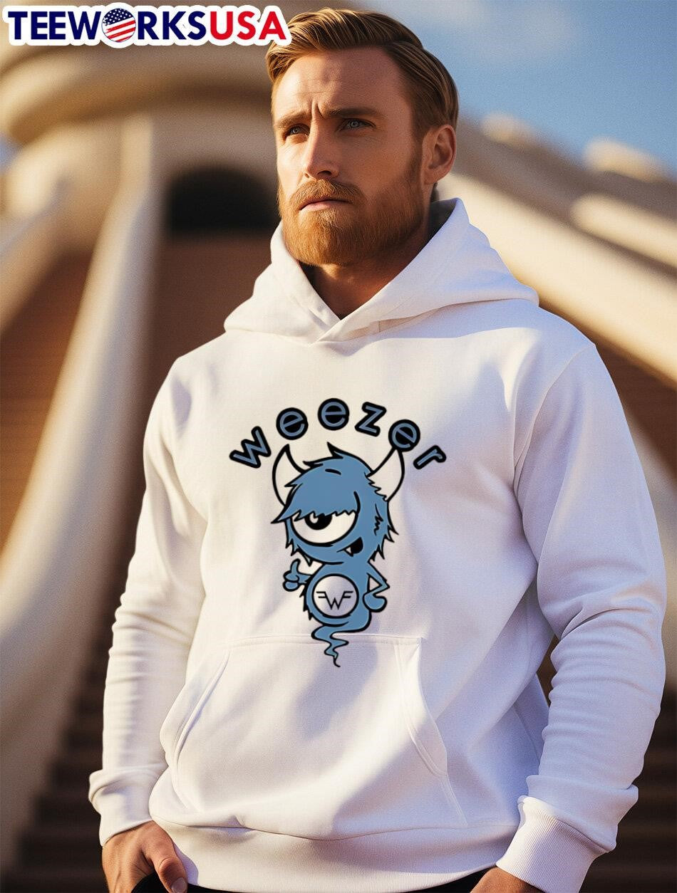 Weezer Monster - Adult & Kids T-Shirts, Sweatshirts & Hoodies apparel design preview 2