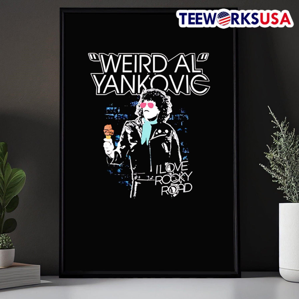 Weird Al Yankovic I Love Rocky Road - Adult & Kids T-Shirts, Sweatshirts & Hoodies apparel design preview 5
