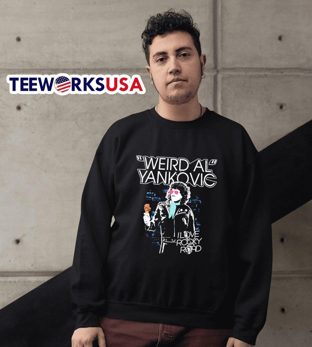 Weird Al Yankovic I Love Rocky Road - Adult & Kids T-Shirts, Sweatshirts & Hoodies apparel design preview 6