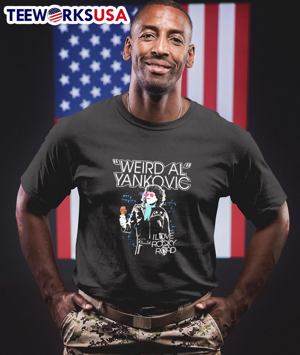 Weird Al Yankovic I Love Rocky Road - Adult & Kids T-Shirts, Sweatshirts & Hoodies apparel design preview 1