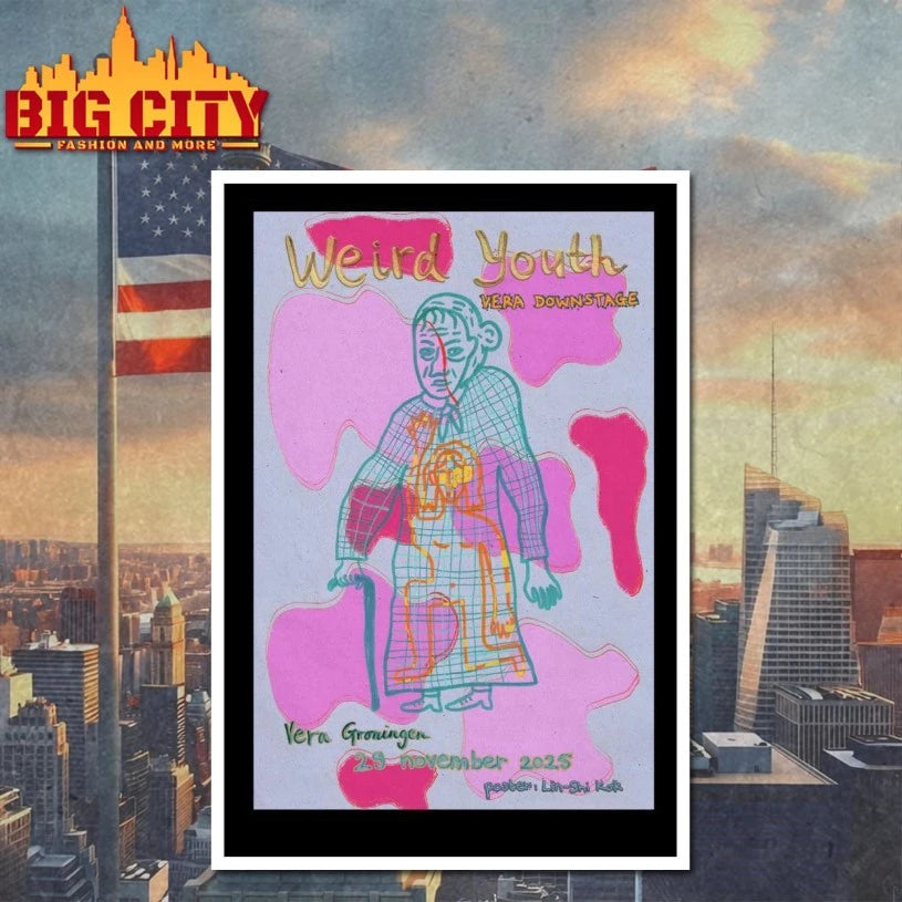 Weird Youth 11.29.2025 Groningen Netherlands Poster - Adult & Kids T-Shirts, Sweatshirts & Hoodies apparel design preview 4