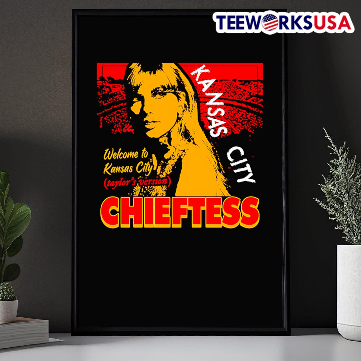 Welcome to Kansas City Taylor's version Chieftess - Adult & Kids T-Shirts, Sweatshirts & Hoodies apparel design preview 5