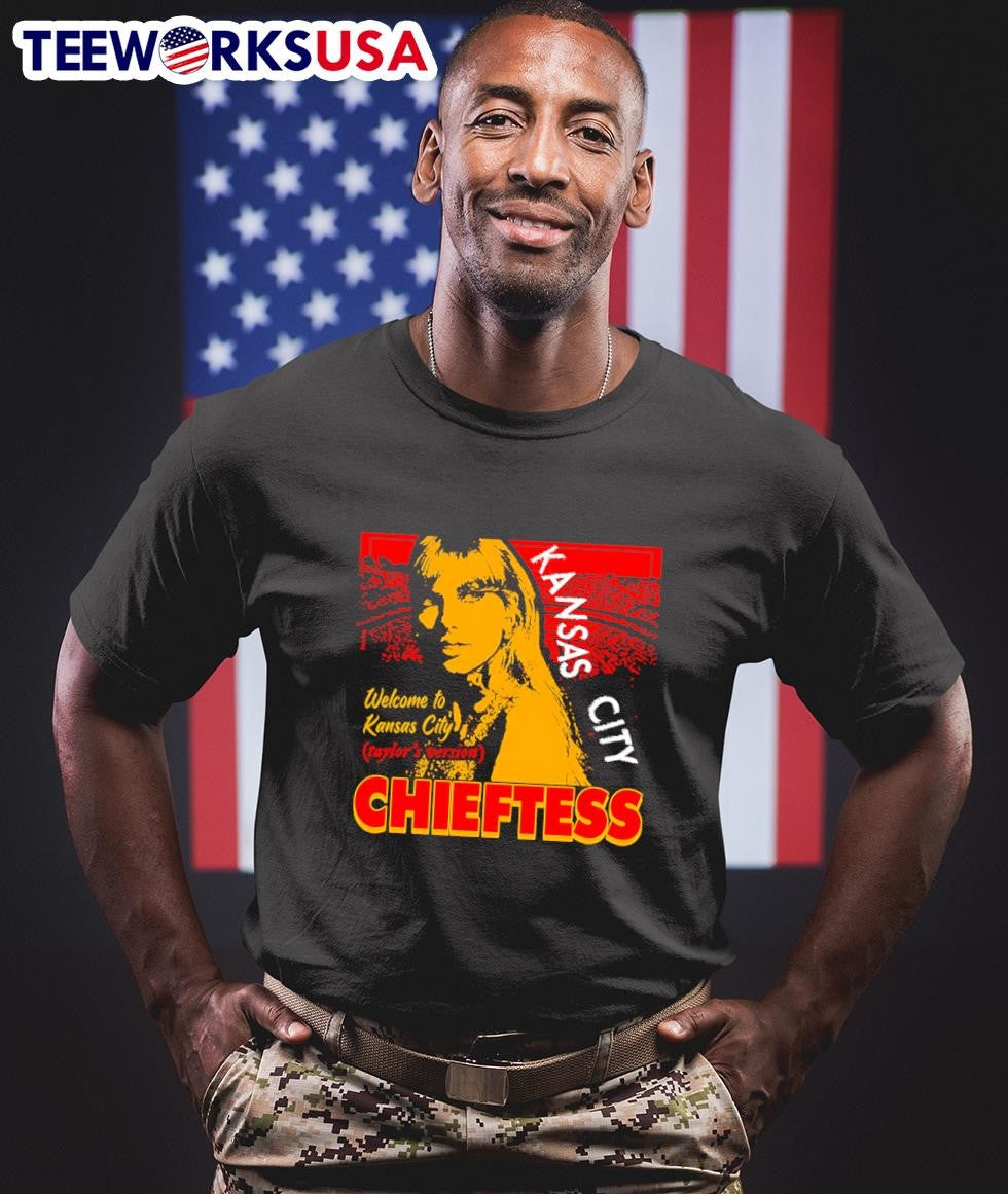 Welcome to Kansas City Taylor's version Chieftess - Adult & Kids T-Shirts, Sweatshirts & Hoodies apparel design preview 1