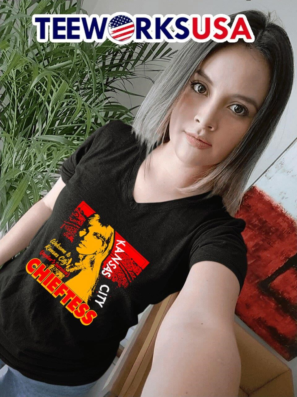 Welcome to Kansas City Taylor's version Chieftess - Adult & Kids T-Shirts, Sweatshirts & Hoodies apparel design preview 7