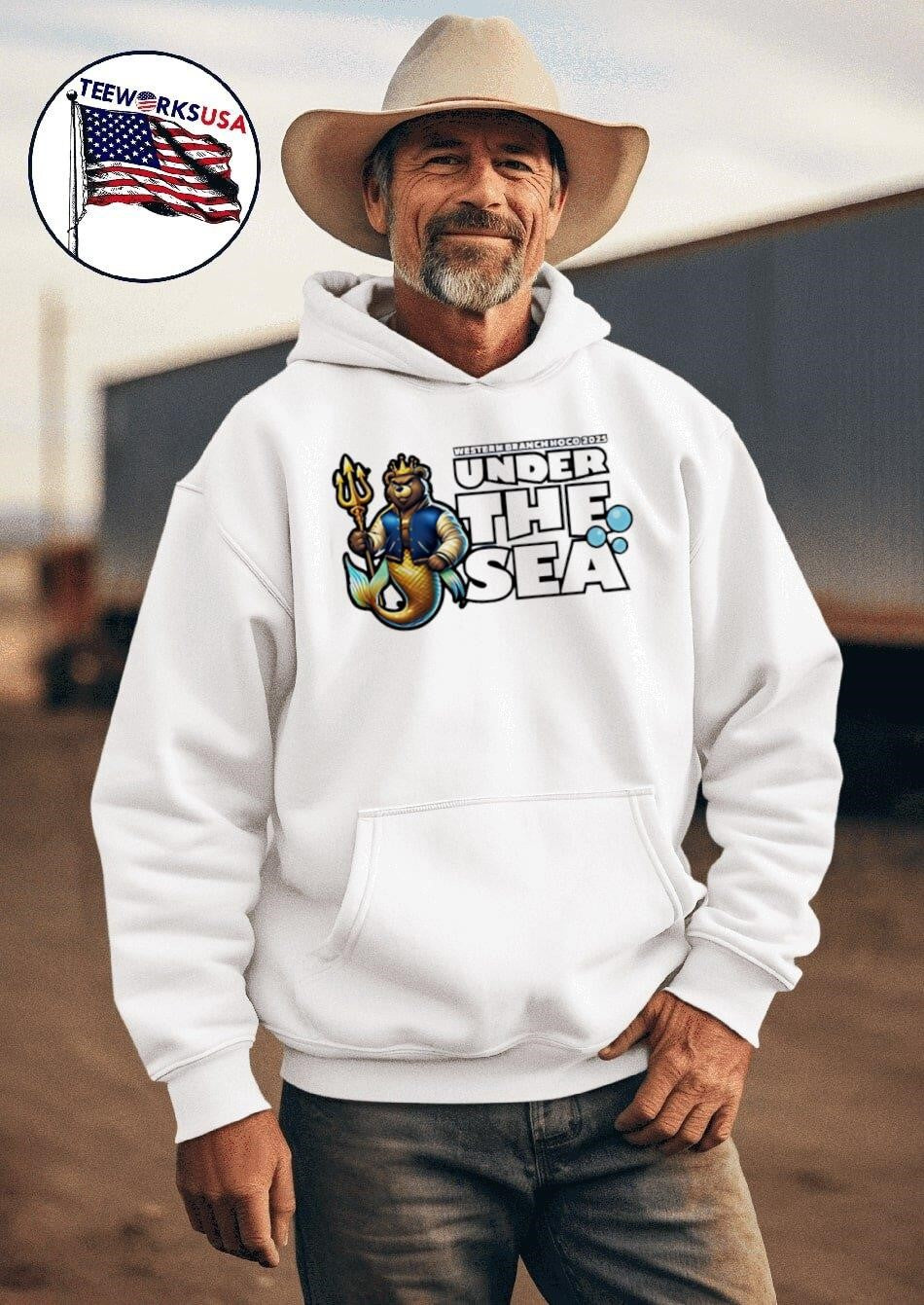 Western Branch under the sea - Adult & Kids T-Shirts, Sweatshirts & Hoodies apparel design preview 2