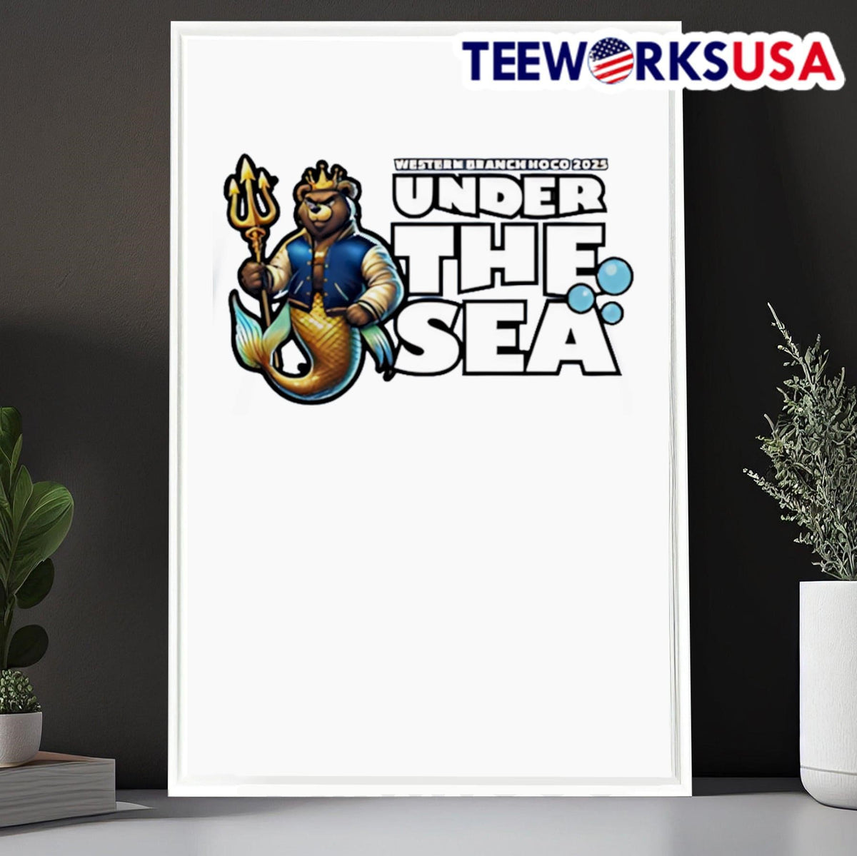 Western Branch under the sea - Adult & Kids T-Shirts, Sweatshirts & Hoodies apparel design preview 6