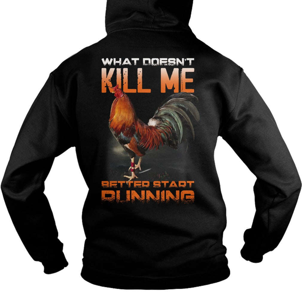 What Doesn't Kill Me Better Start Running - Adult & Kids T-Shirts, Sweatshirts & Hoodies apparel design preview 4