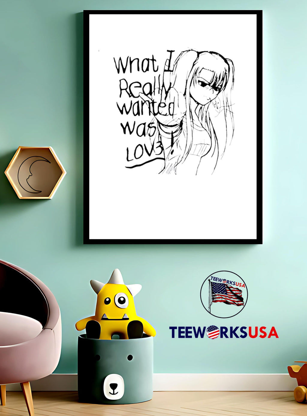 What I Really Wanted - Adult & Kids T-Shirts, Sweatshirts & Hoodies apparel design preview 4