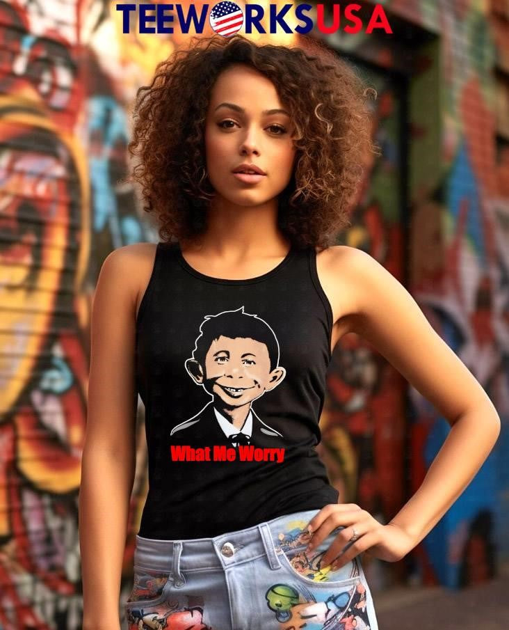 What Me Worry Alfred E. Neuman Mad Magazine - Adult & Kids T-Shirts, Sweatshirts & Hoodies apparel design preview 7