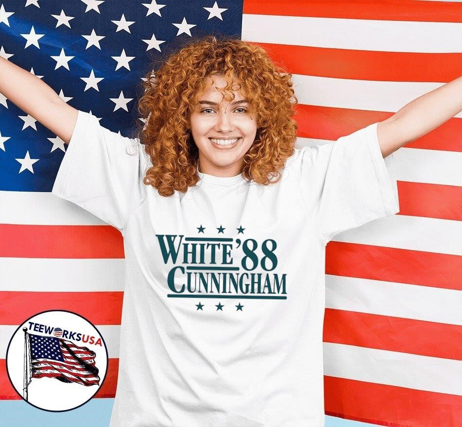 White Cunningham 88 - Adult & Kids T-Shirts, Sweatshirts & Hoodies apparel design preview 4