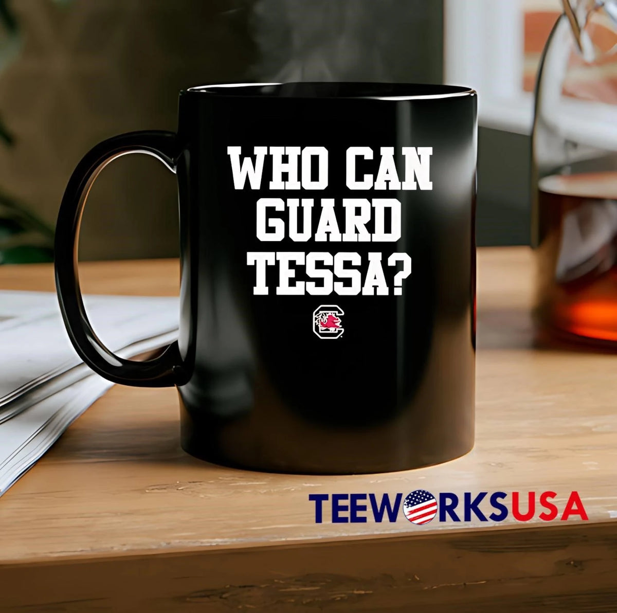 Who can guard tessa - Adult & Kids T-Shirts, Sweatshirts & Hoodies apparel design preview 2