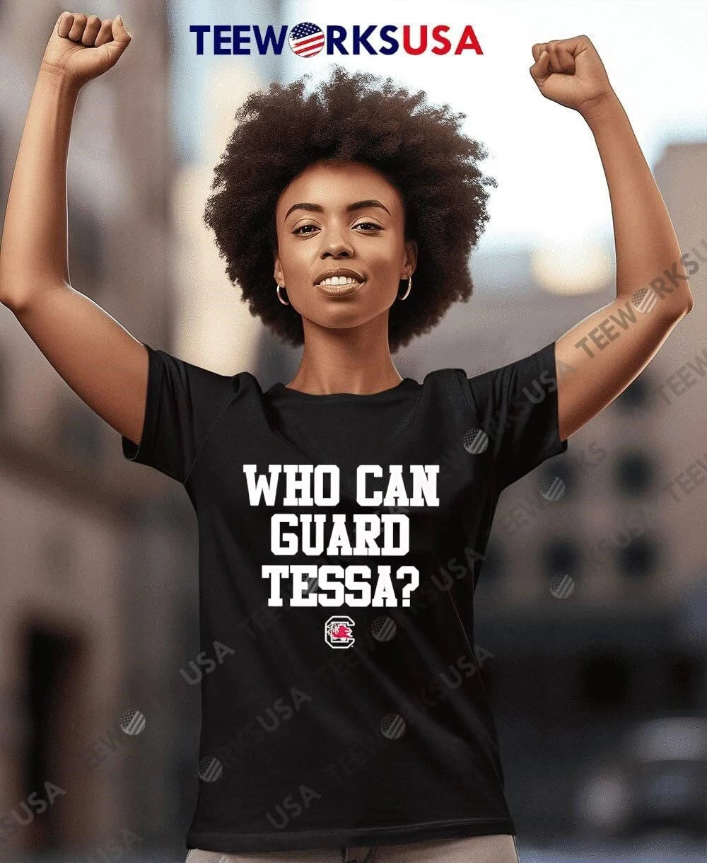 Who can guard tessa - Adult & Kids T-Shirts, Sweatshirts & Hoodies apparel design preview 8