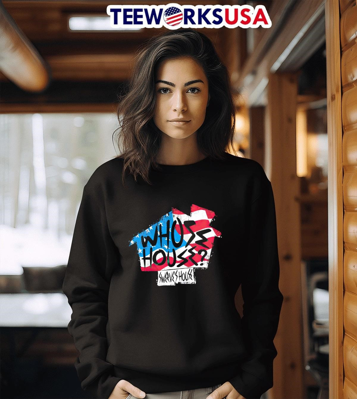 Whose House Usa design - Adult & Kids T-Shirts, Sweatshirts & Hoodies apparel design preview 3
