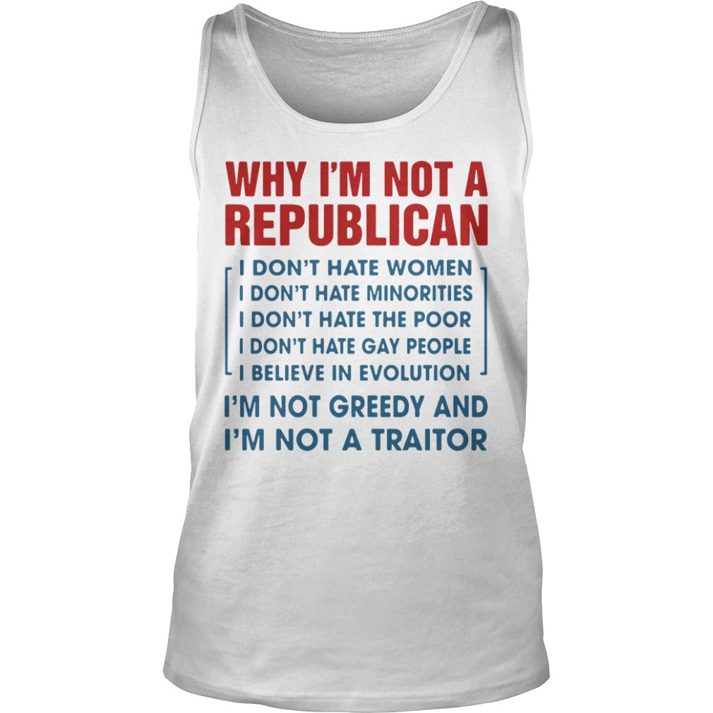 Why I'm Not A Republican - Adult & Kids T-Shirts, Sweatshirts & Hoodies apparel design preview 3