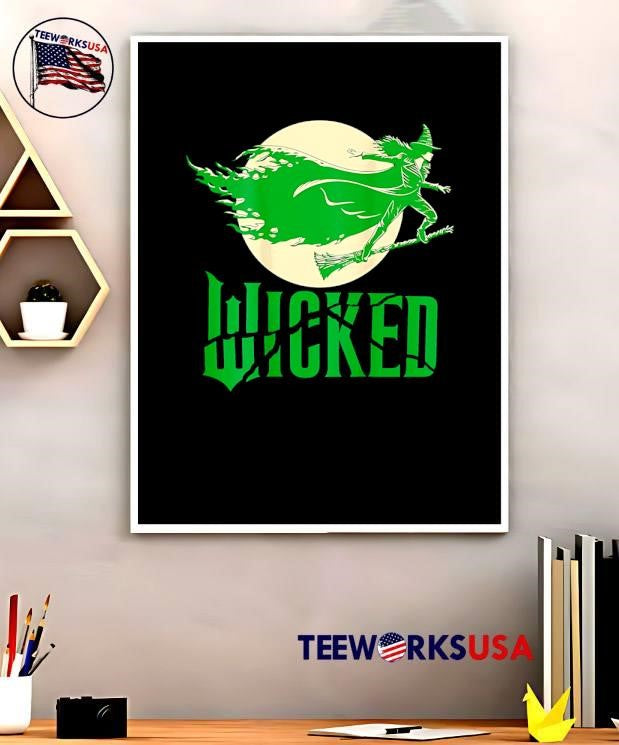 Wicked under the moonlight green - Adult & Kids T-Shirts, Sweatshirts & Hoodies apparel design preview 5