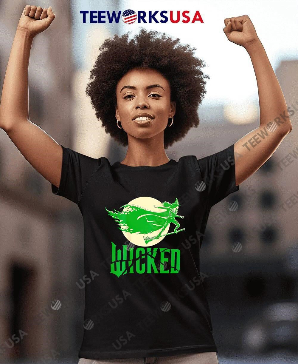 Wicked under the moonlight green - Adult & Kids T-Shirts, Sweatshirts & Hoodies apparel design preview 8