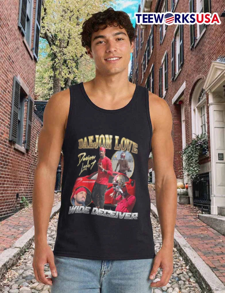 Wide Deceiver Daejon Love Bootleg Photo Collage Red - Adult & Kids T-Shirts, Sweatshirts & Hoodies apparel design preview 6