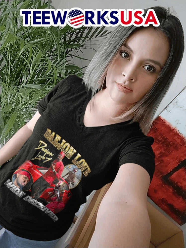 Wide Deceiver Daejon Love Bootleg Photo Collage Red - Adult & Kids T-Shirts, Sweatshirts & Hoodies apparel design preview 7