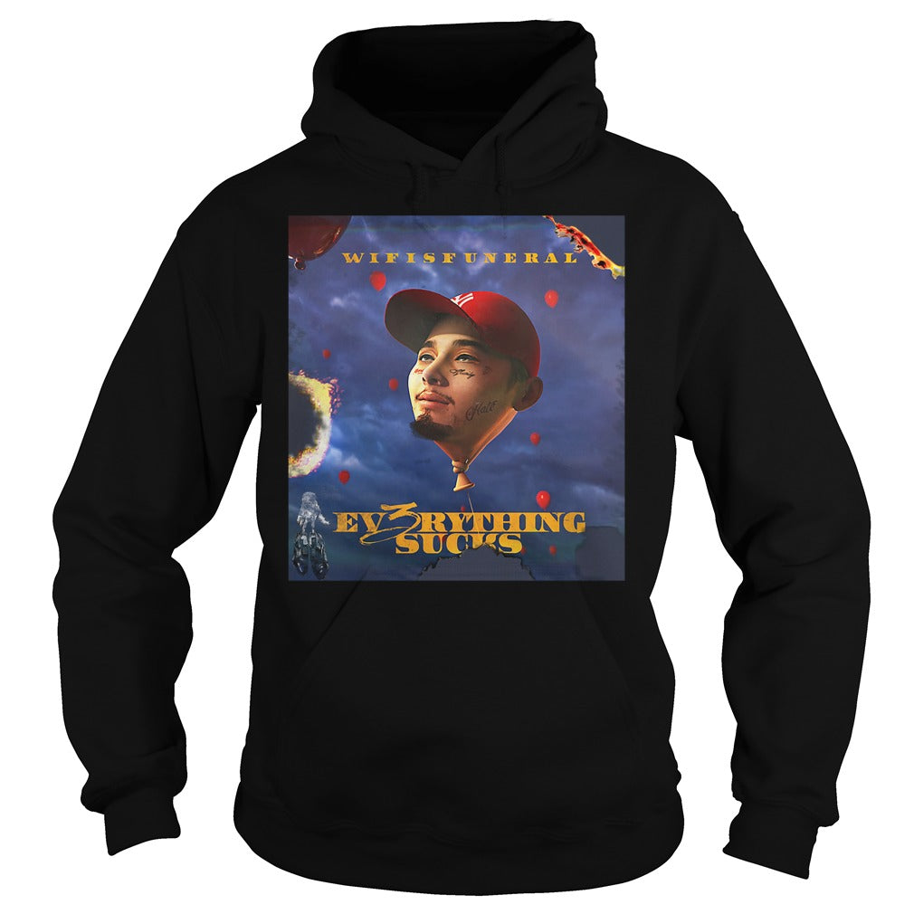 Wifisfuneral Ev3rything Sucks - Adult & Kids T-Shirts, Sweatshirts & Hoodies apparel design preview 4