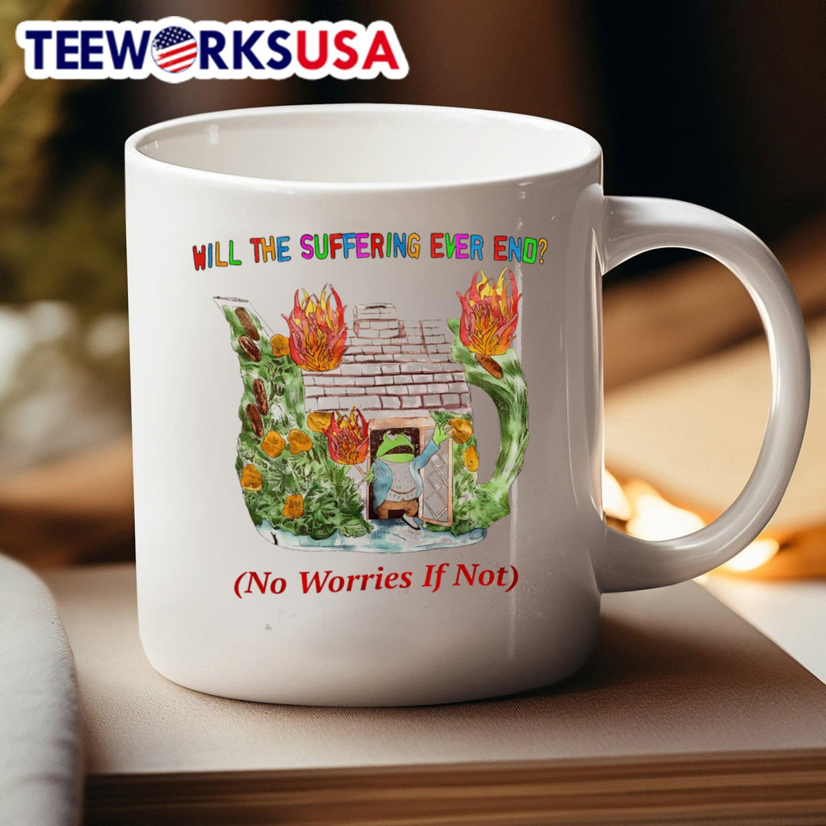 Will the suffering ever end no worries if not - Adult & Kids T-Shirts, Sweatshirts & Hoodies apparel design preview 4