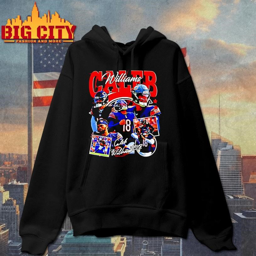 Williams Caleb Chicago Bears Vintage 90s 2026 - Adult & Kids T-Shirts, Sweatshirts & Hoodies apparel design preview 2