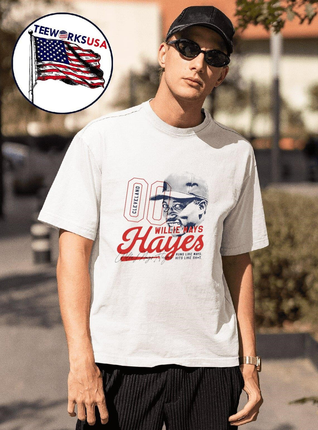 Willie Mays Hayes Tribute - Adult & Kids T-Shirts, Sweatshirts & Hoodies apparel design preview 1
