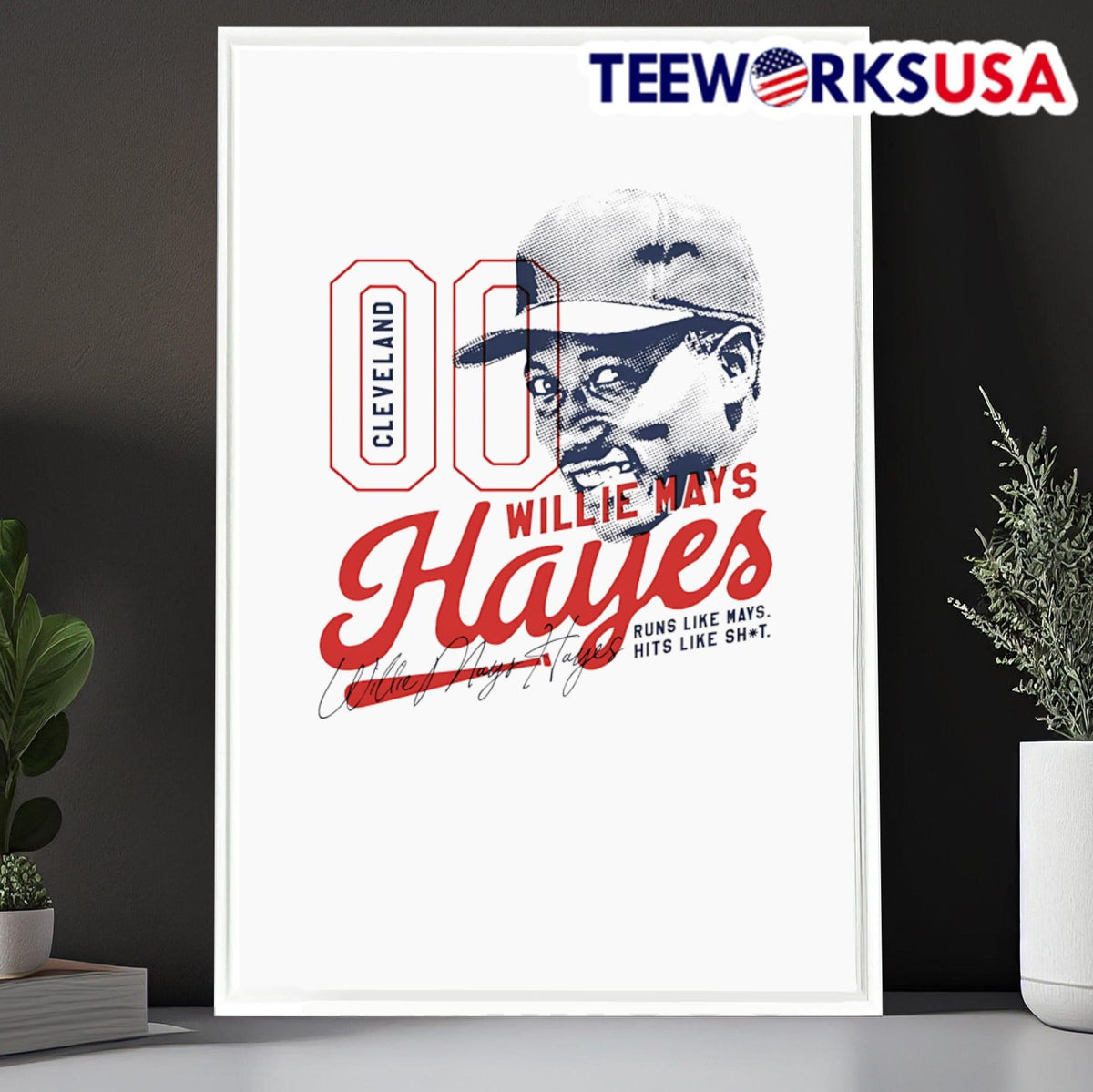 Willie Mays Hayes Tribute - Adult & Kids T-Shirts, Sweatshirts & Hoodies apparel design preview 6