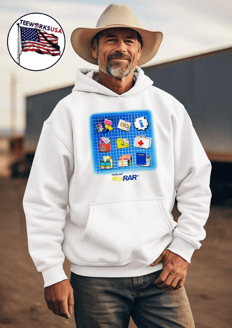 WinRAR Software Update - Adult & Kids T-Shirts, Sweatshirts & Hoodies apparel design preview 2