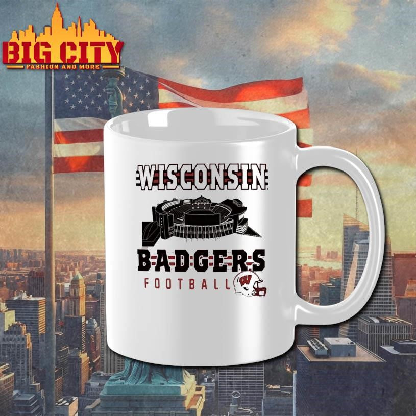 Wisconsin Badgers Camp Randall Stadium Helmet - Adult & Kids T-Shirts, Sweatshirts & Hoodies apparel design preview 3