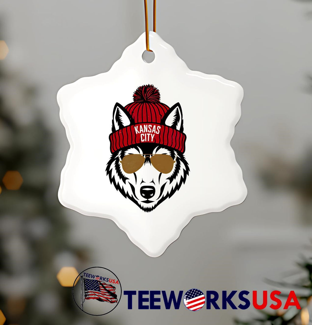 Wolf Mascot beanie Kansas City Chiefs - Adult & Kids T-Shirts, Sweatshirts & Hoodies apparel design preview 7