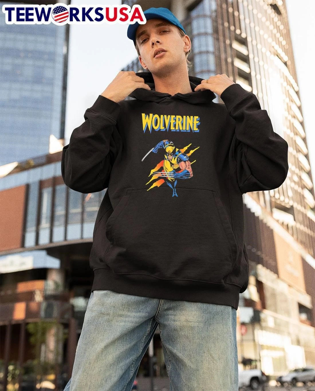 Wolverine Comic Cover Art - Adult & Kids T-Shirts, Sweatshirts & Hoodies apparel design preview 3
